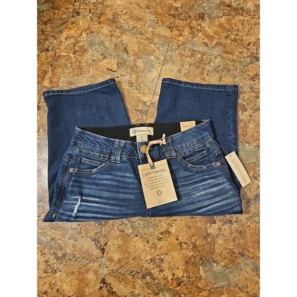 DEMOCRACY Jeans Shorts Bermuda length "Ab Technology" Mold&Hold Stretch NWT(A226 - Picture 1 of 8